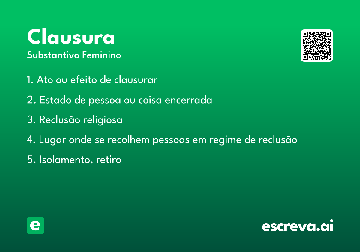 clausura