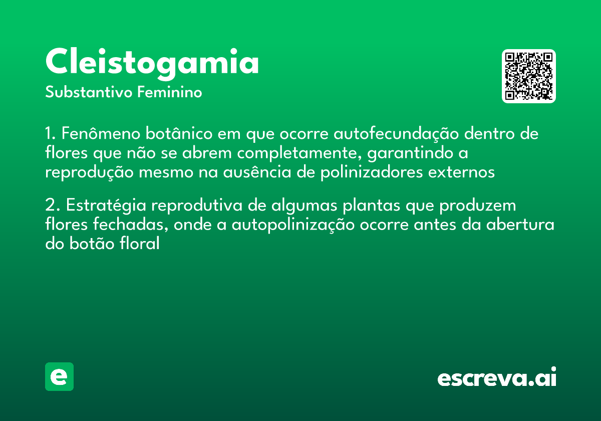 cleistogamia