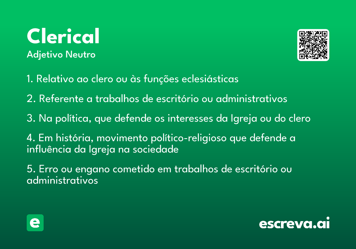 clerical