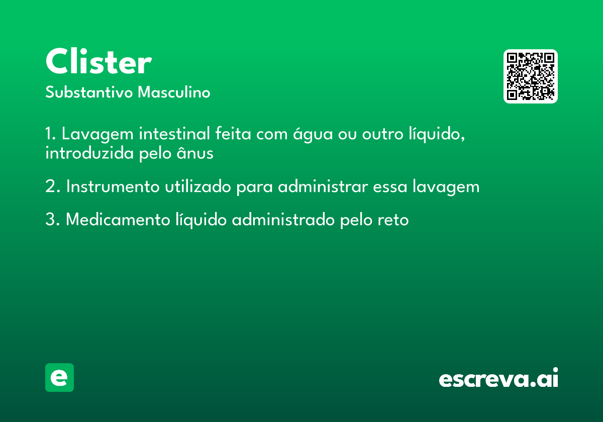 clister