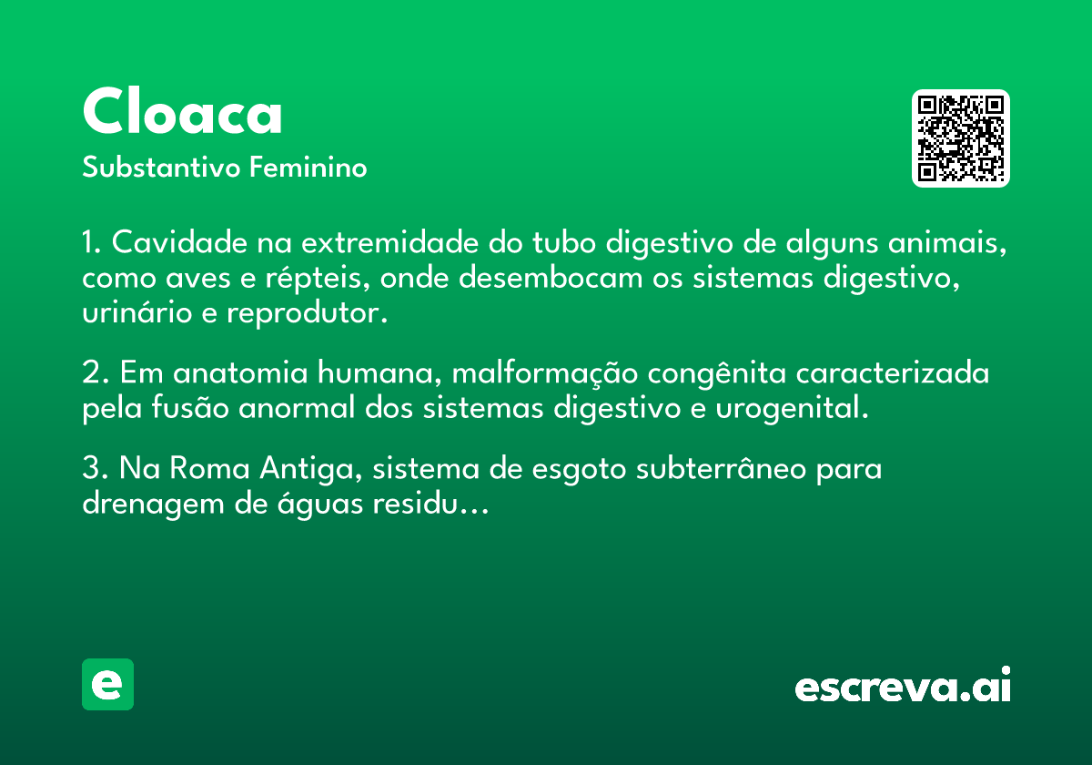 cloaca