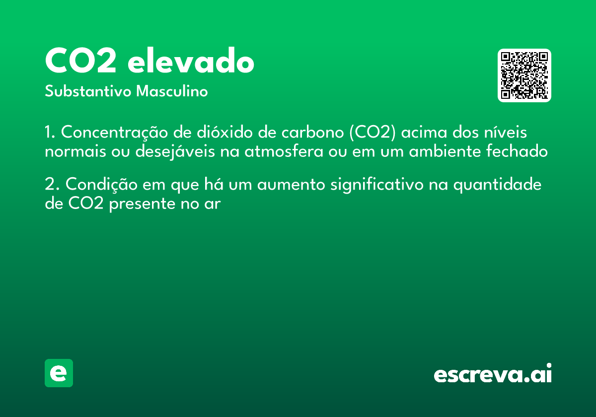CO2 elevado