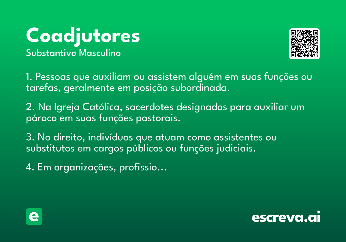 coadjutores