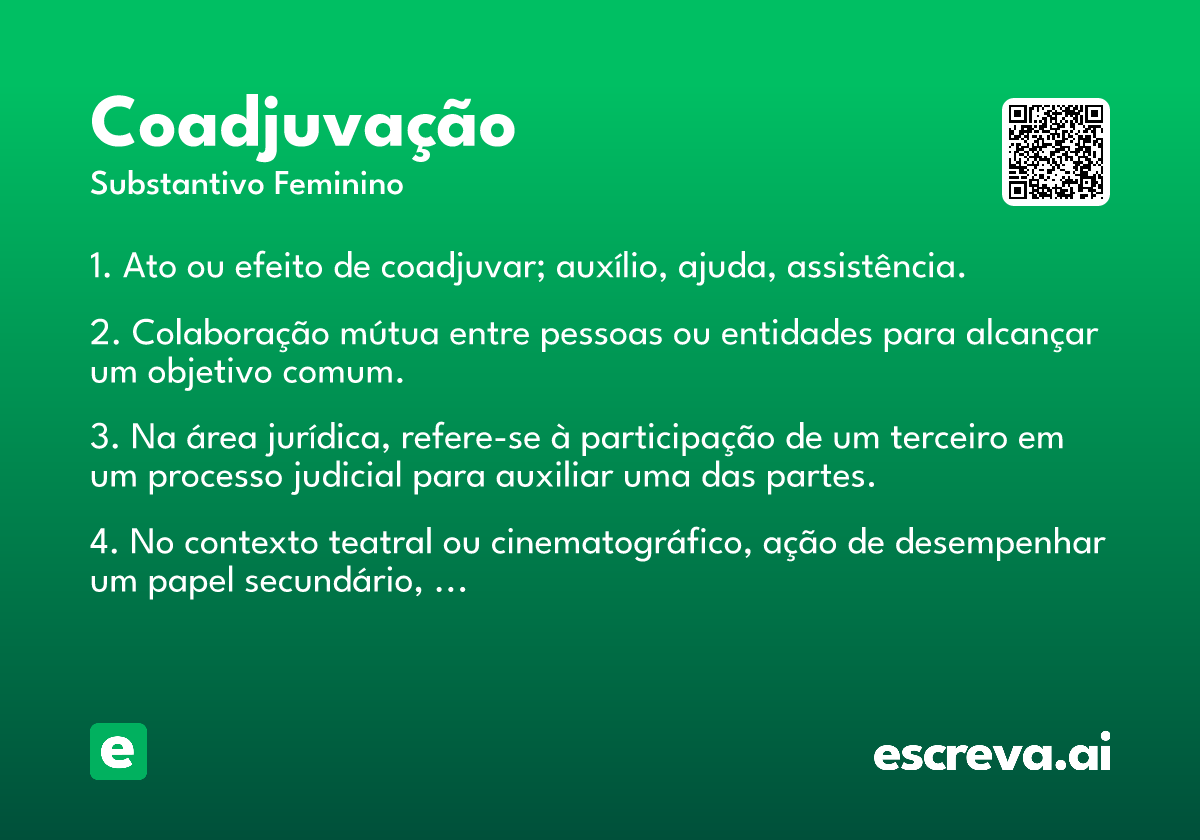 coadjuvação