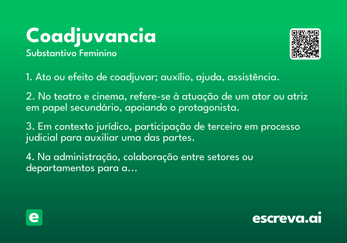 coadjuvancia