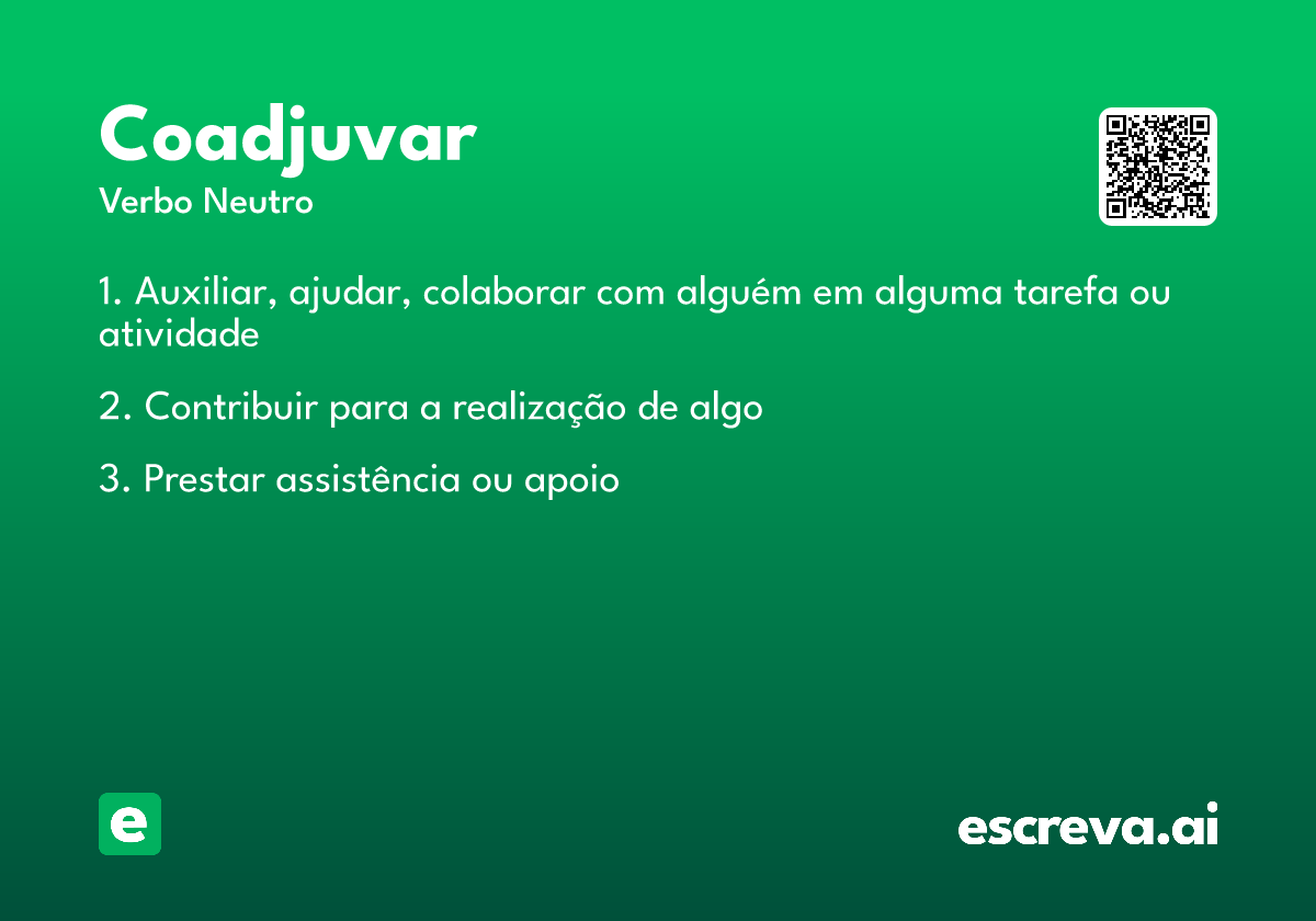 coadjuvar