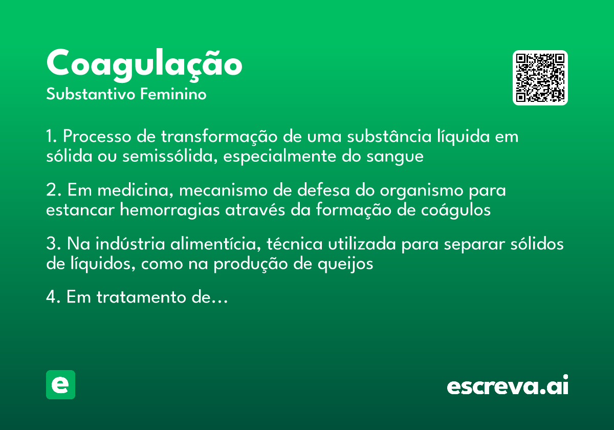 coagulação