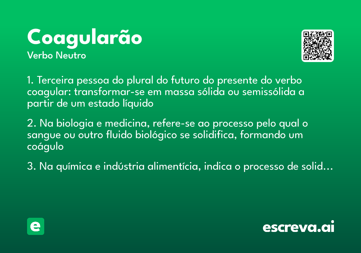 coagularão
