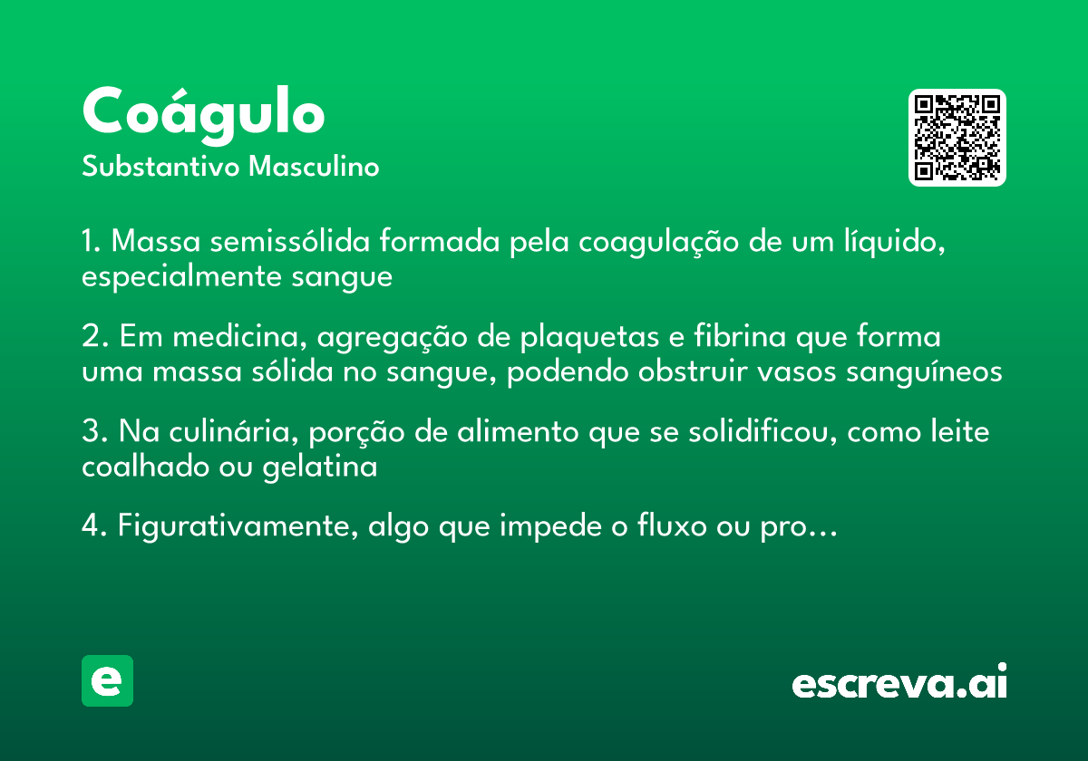 coágulo