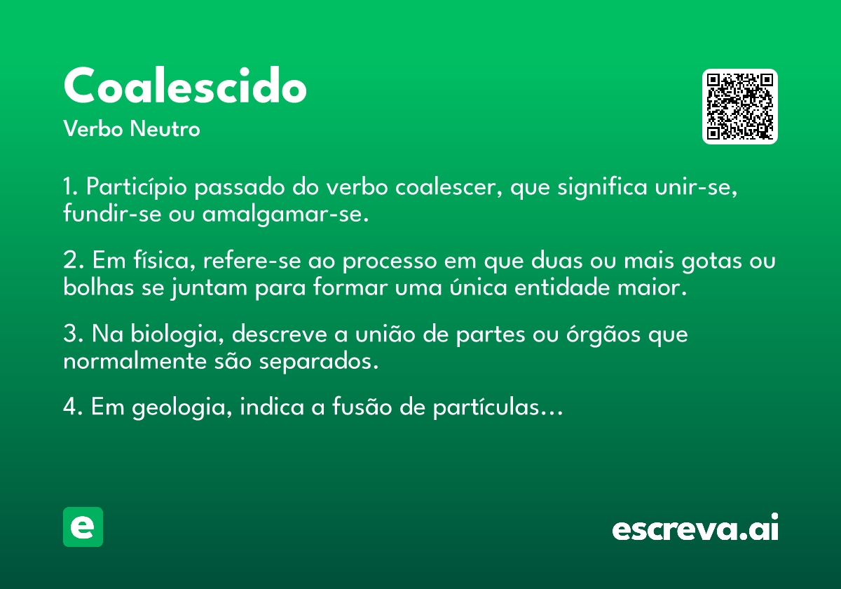 coalescido
