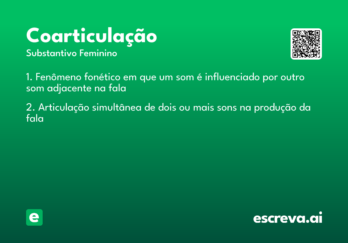 coarticulação