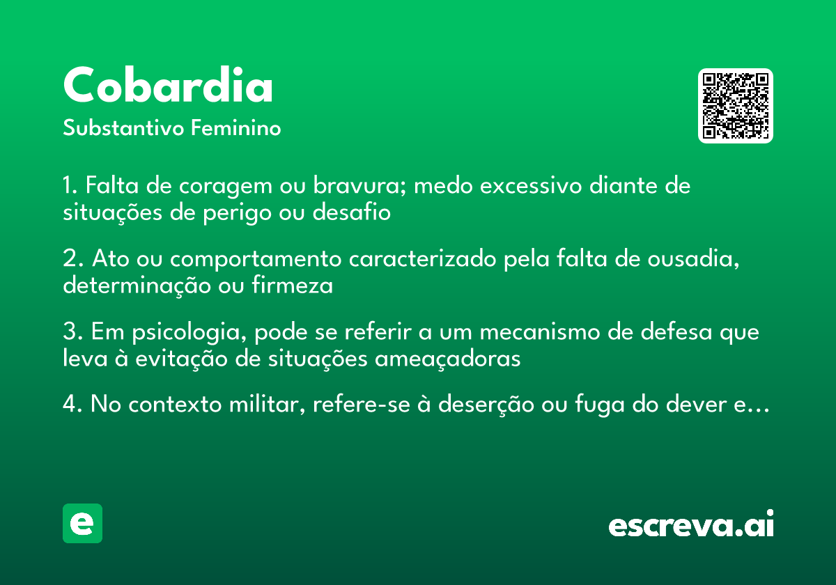 cobardia