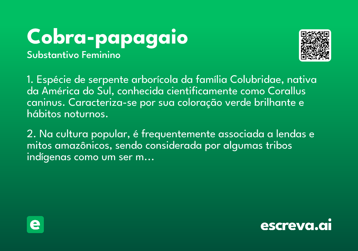 cobra-papagaio