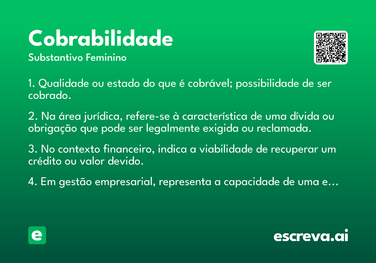 cobrabilidade
