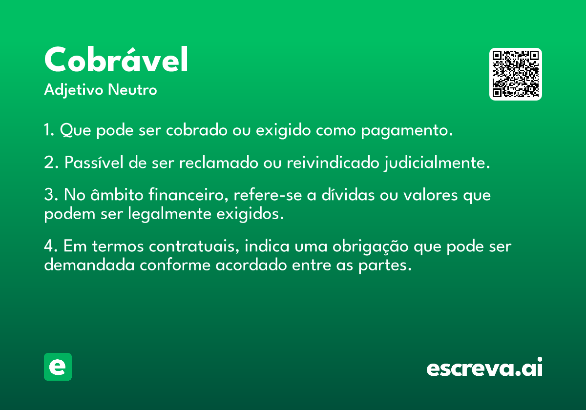 cobrável