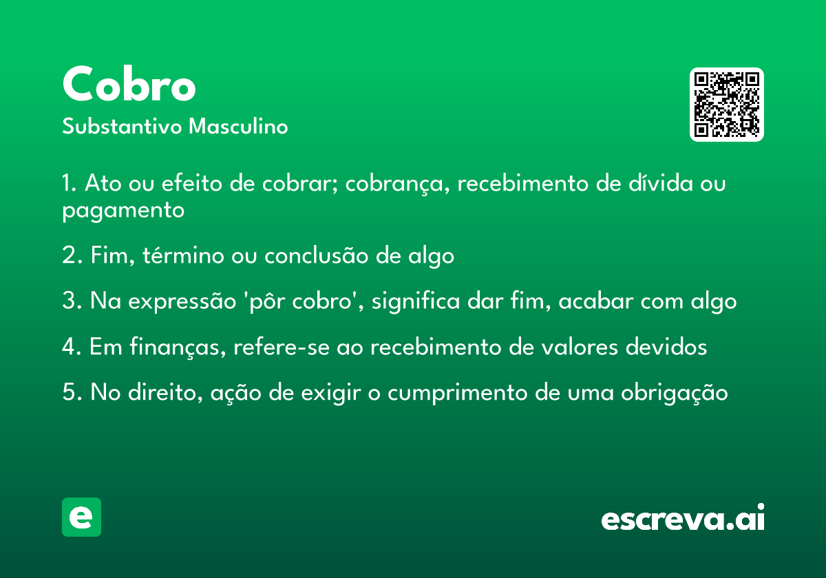 cobro