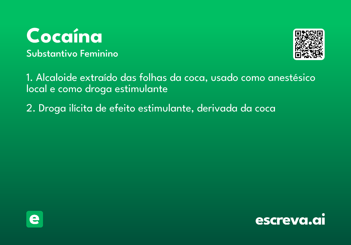 cocaína