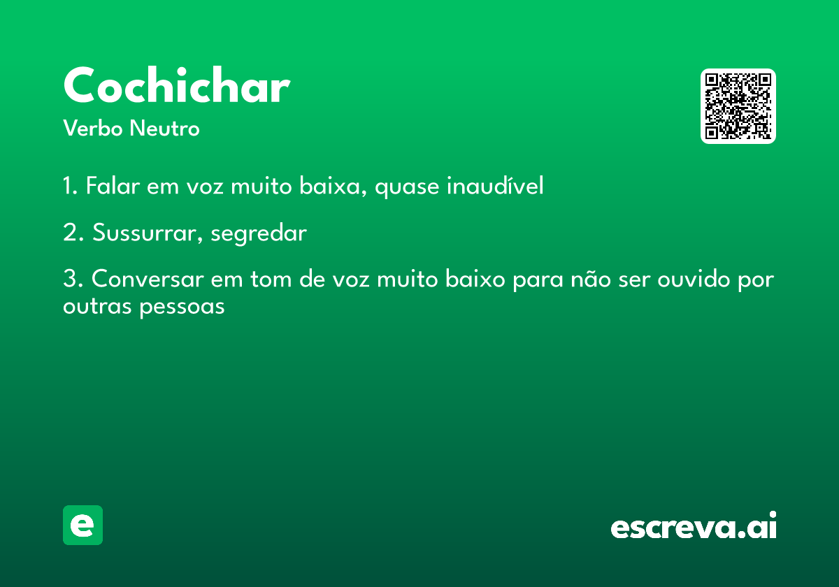 cochichar
