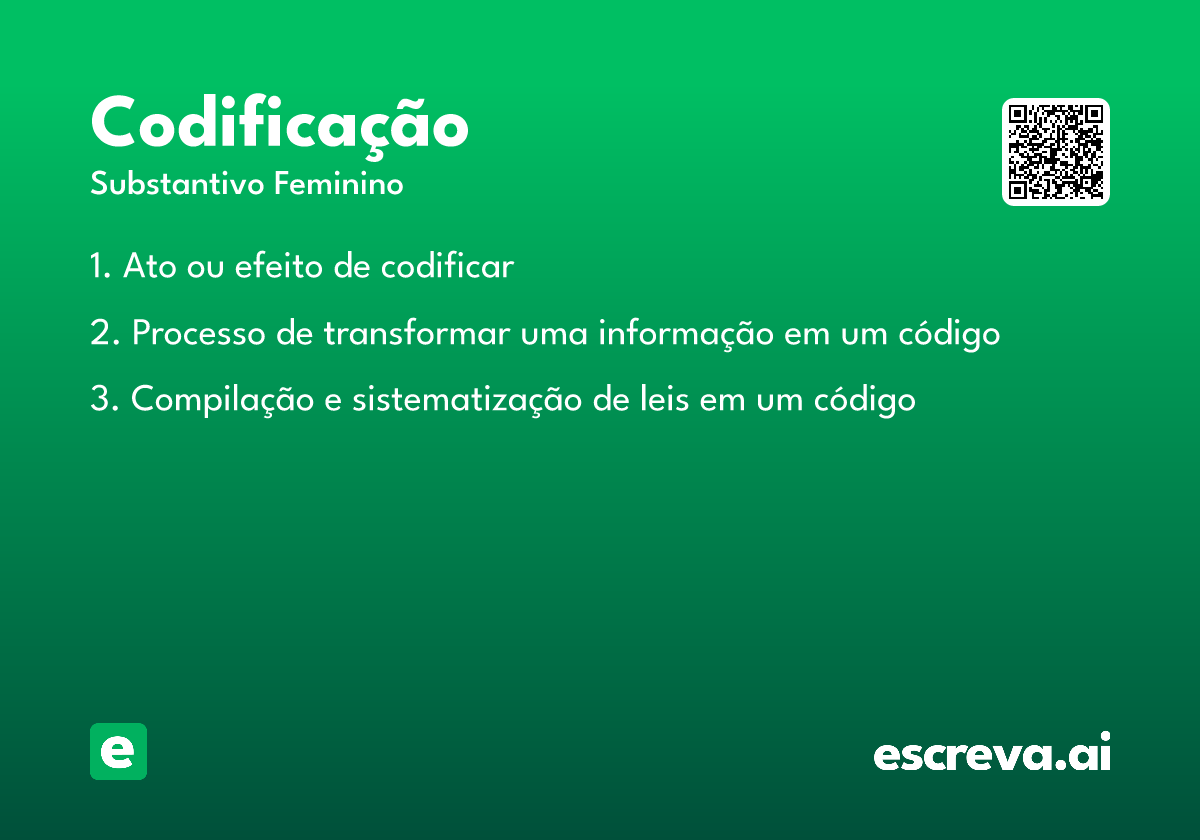 codificação