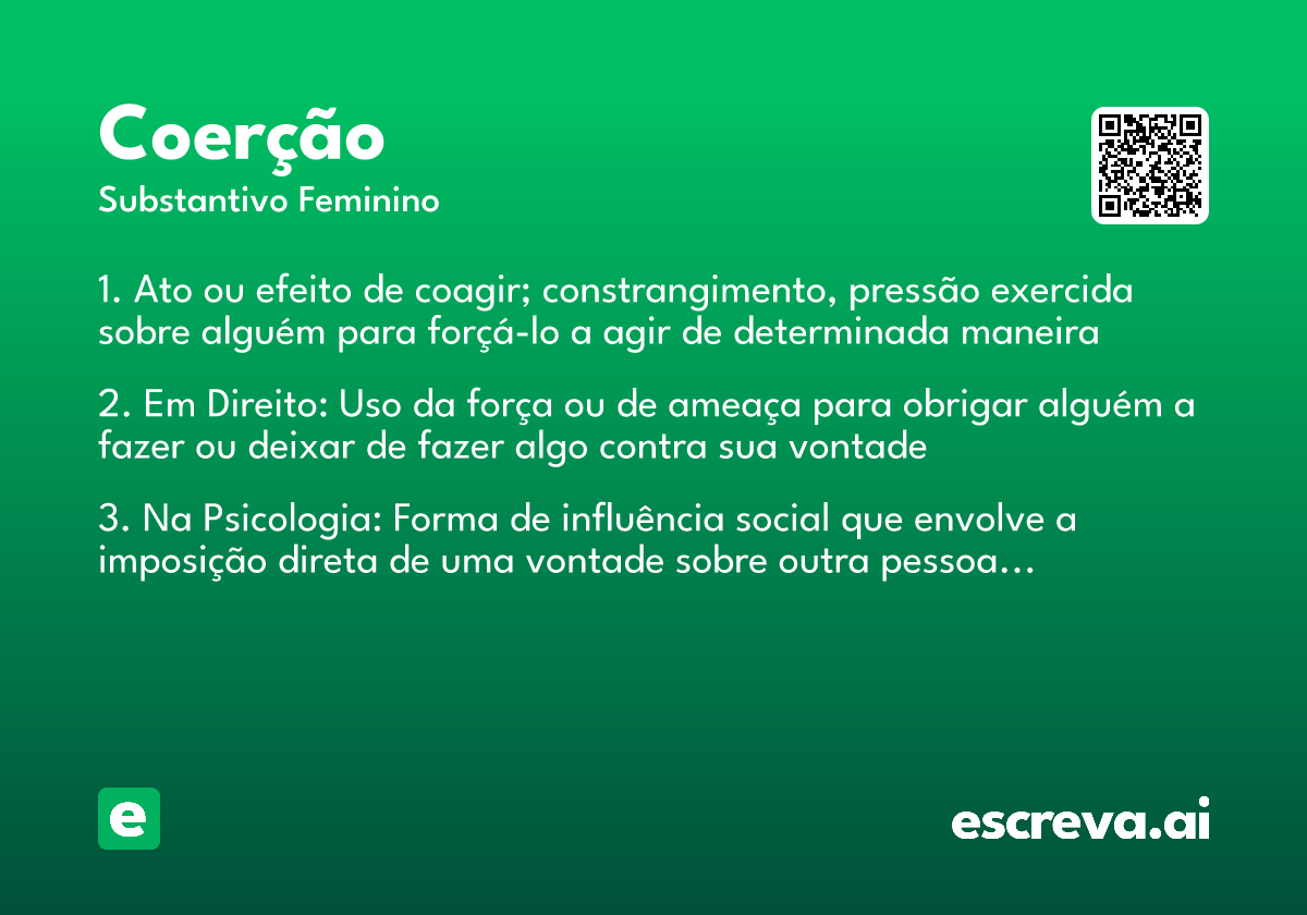 coerção