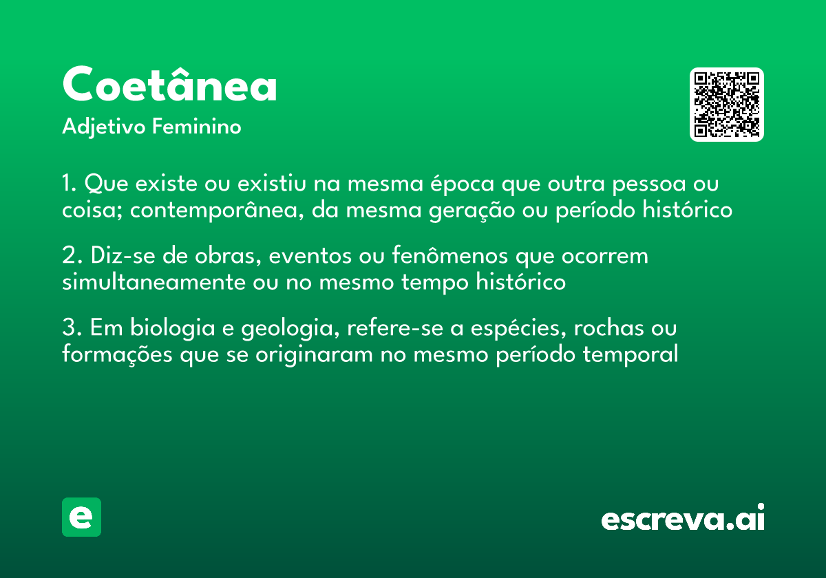 coetânea