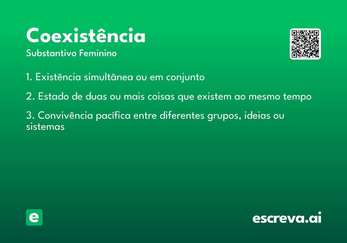 coexistência