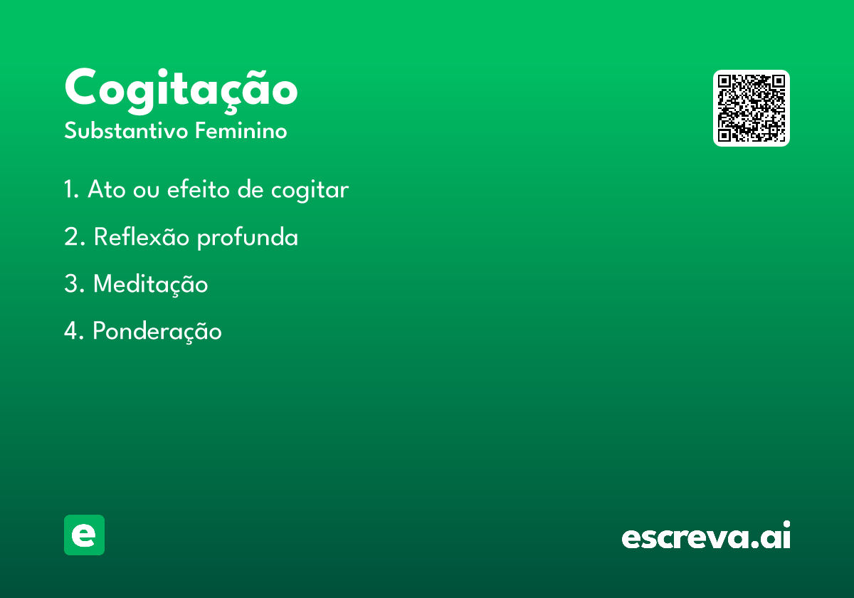 cogitação