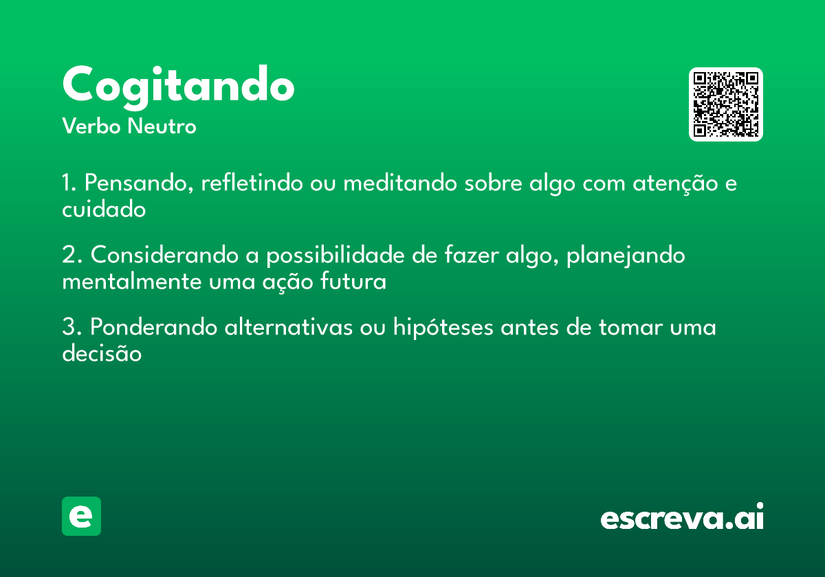 cogitando
