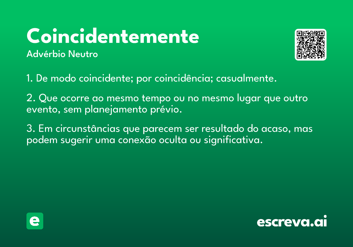 coincidentemente