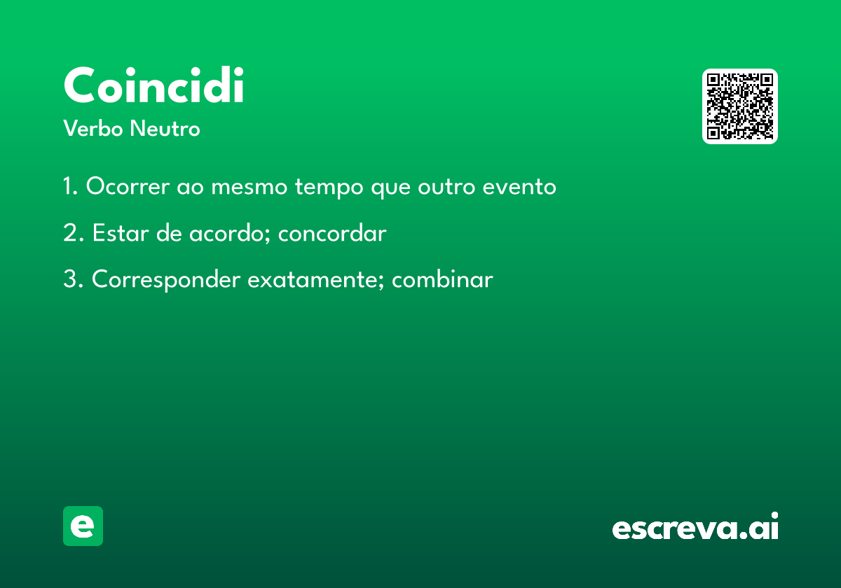 coincidi