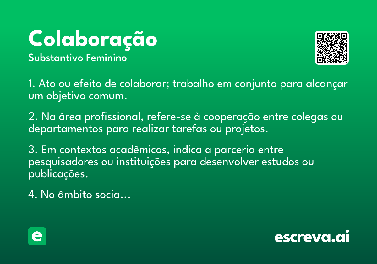 colaboração