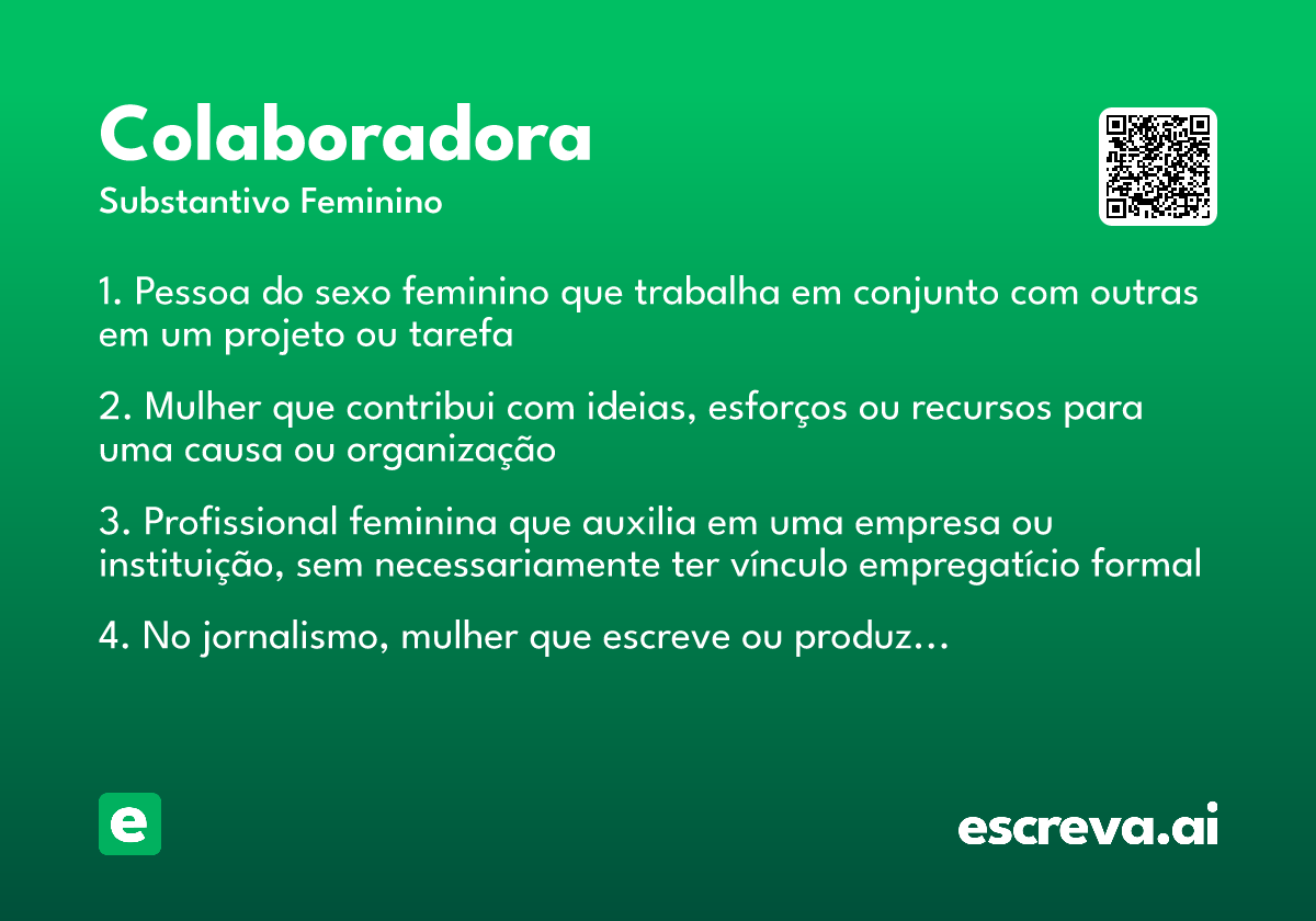 colaboradora