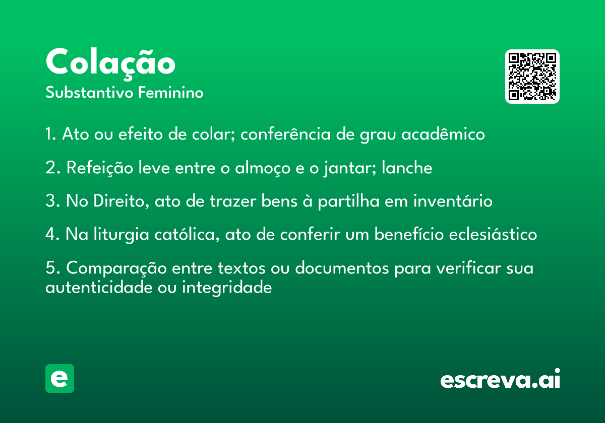 colação