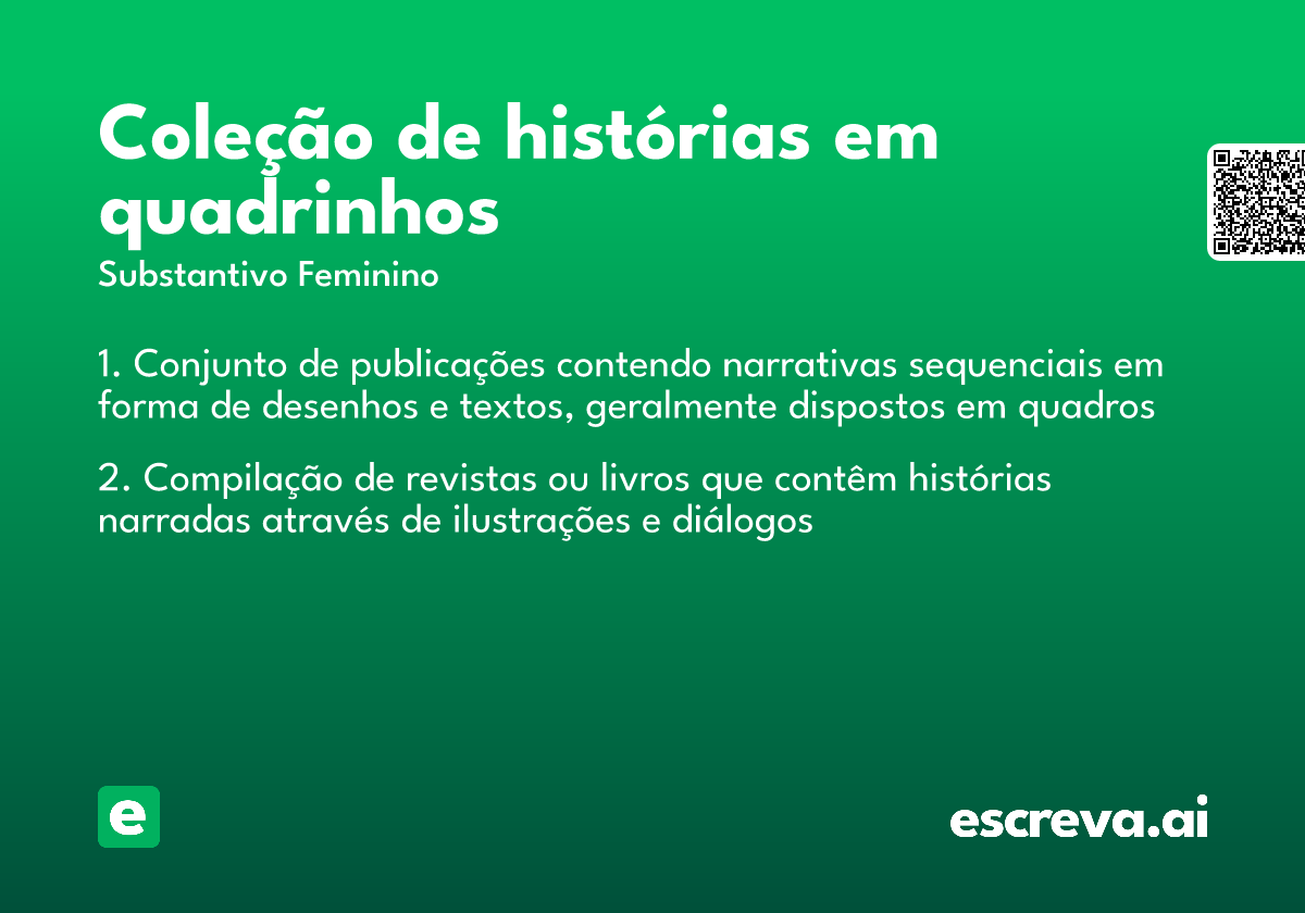 coleção de histórias em quadrinhos