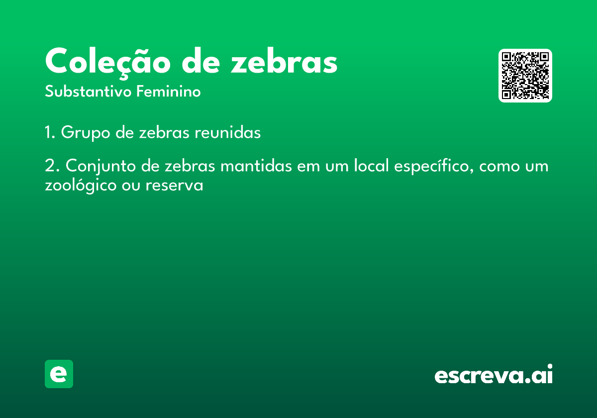 coleção de zebras
