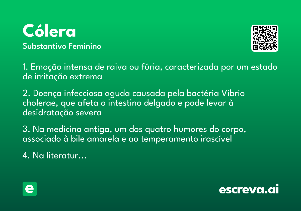 cólera