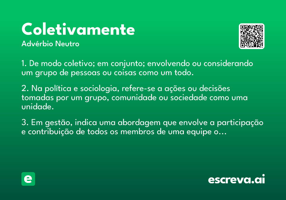 coletivamente