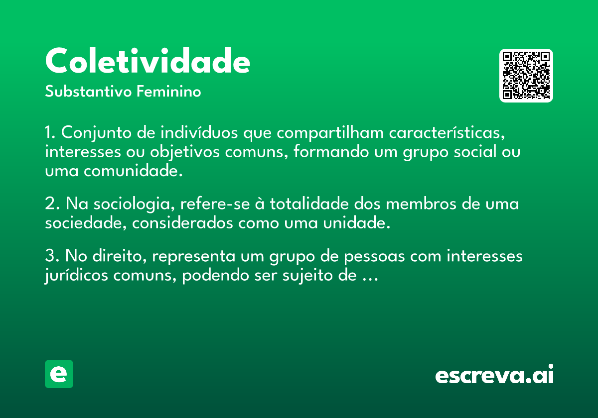 coletividade
