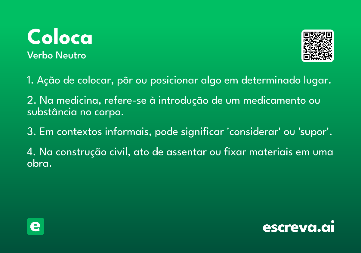 coloca