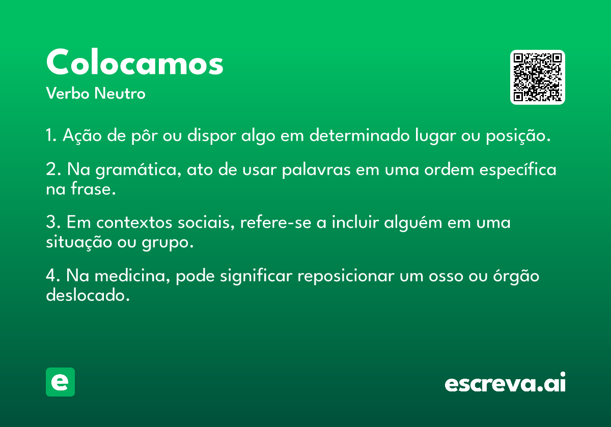 colocamos