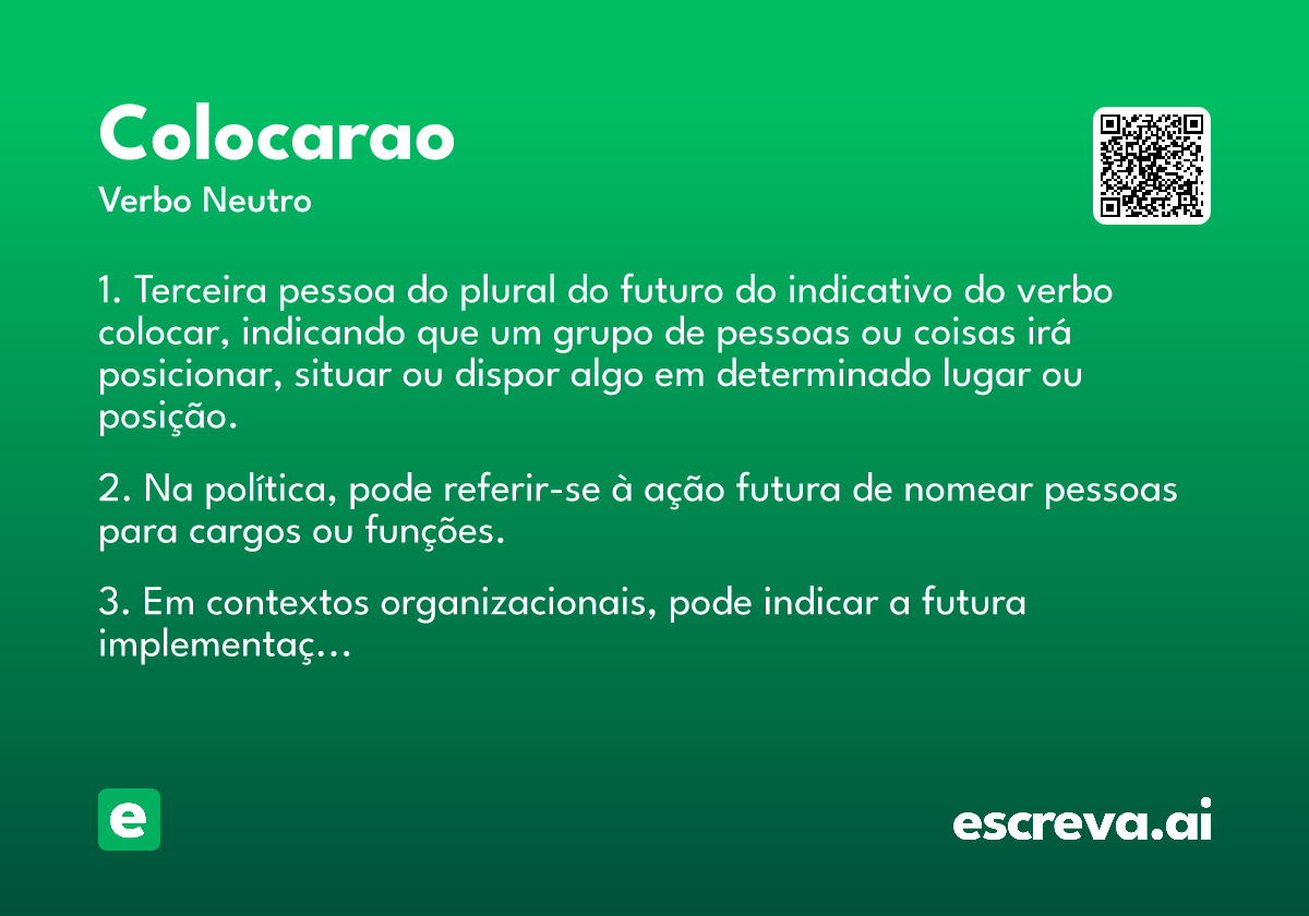 colocarao