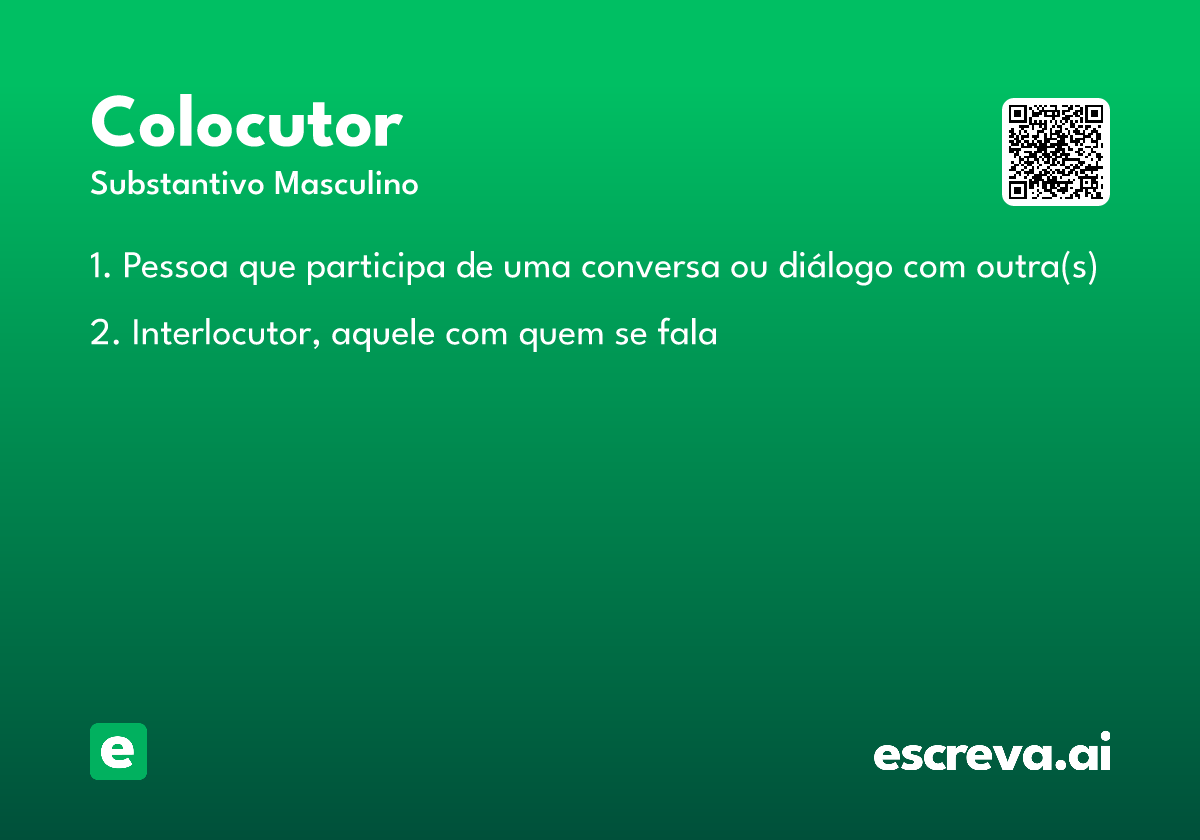 colocutor