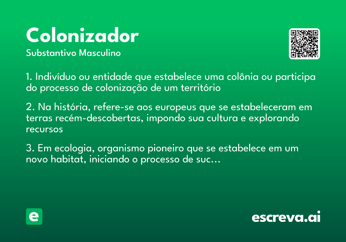 colonizador