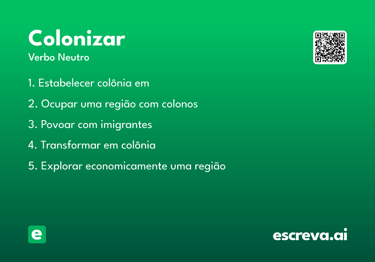 colonizar