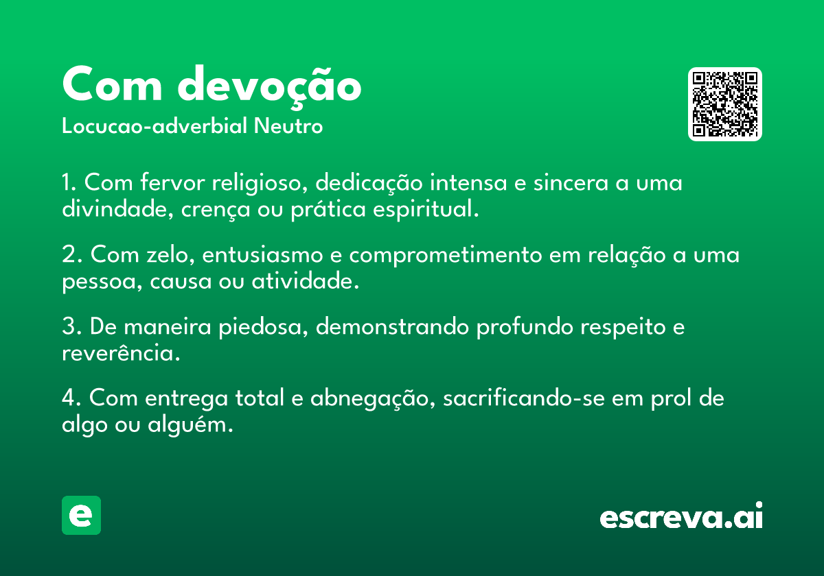 com devoção