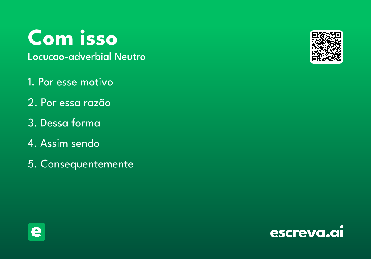 com isso