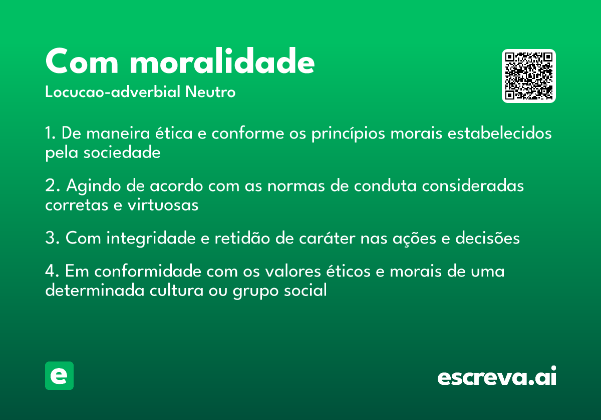 com moralidade