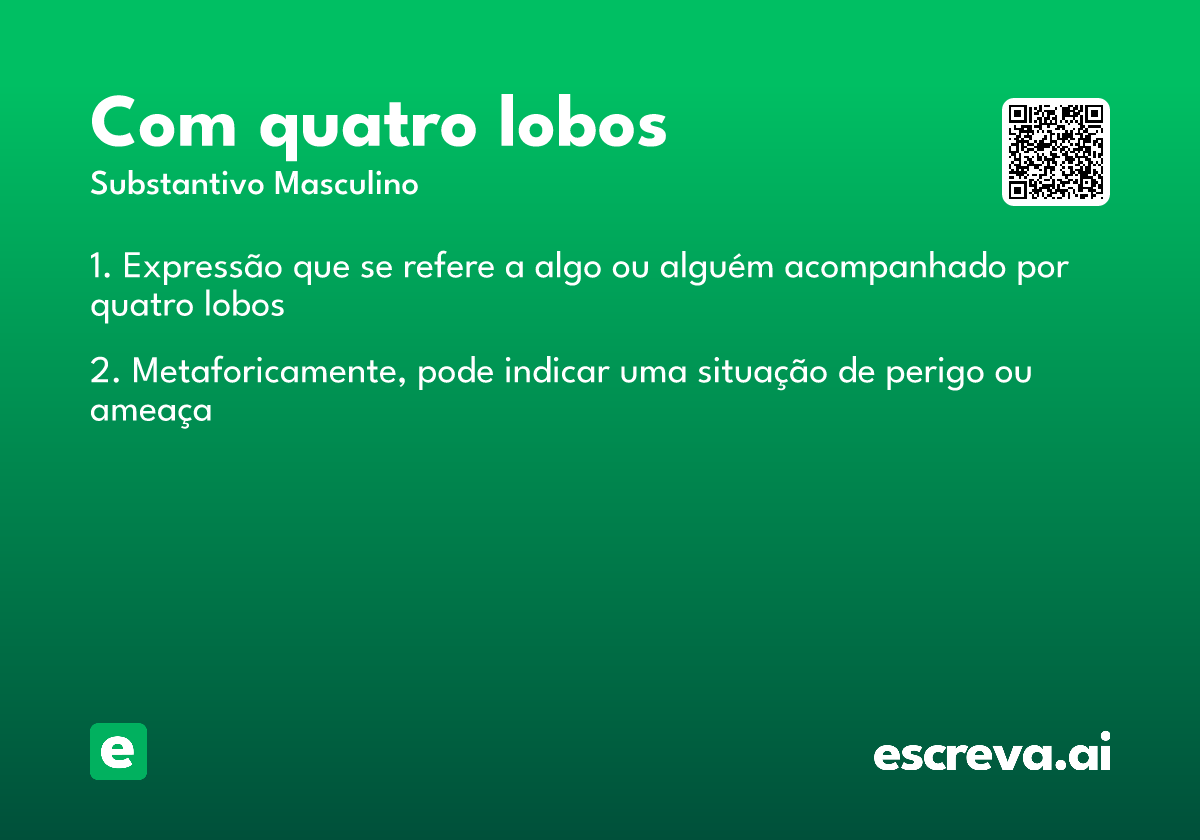com quatro lobos