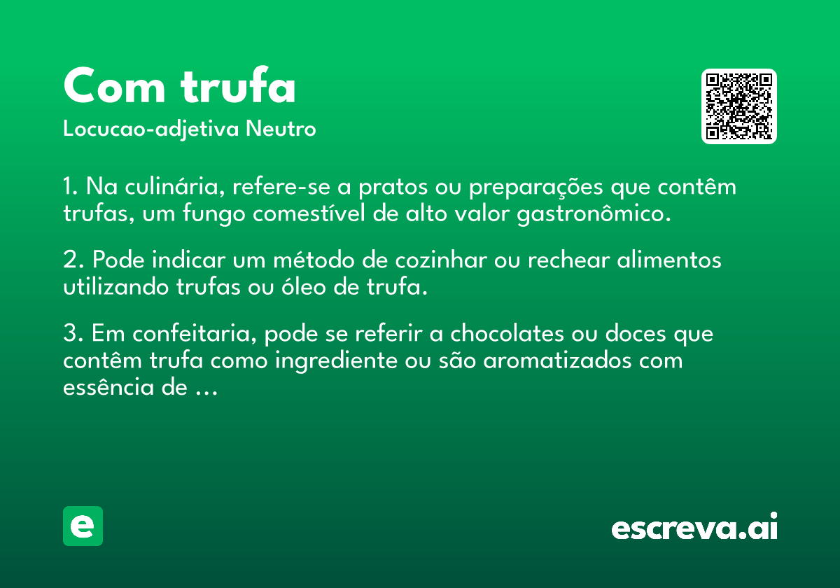 com trufa
