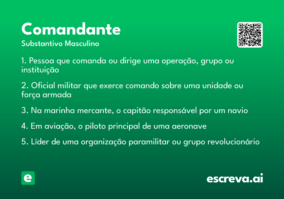 comandante